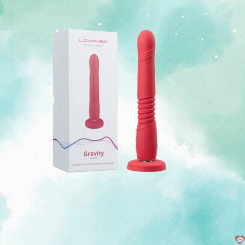 Dương vật giả gắn tường rung thụt Lovense Gravity