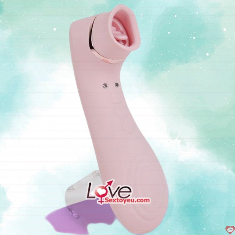Máy rung bú liếm cao cấp Galaku Kissy