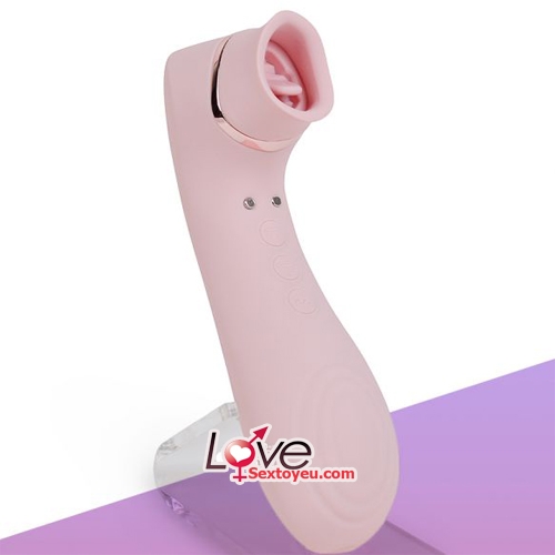 Máy rung bú liếm Galaku Kissy cao cấp kích thích mạnh mẽ dễ dùng