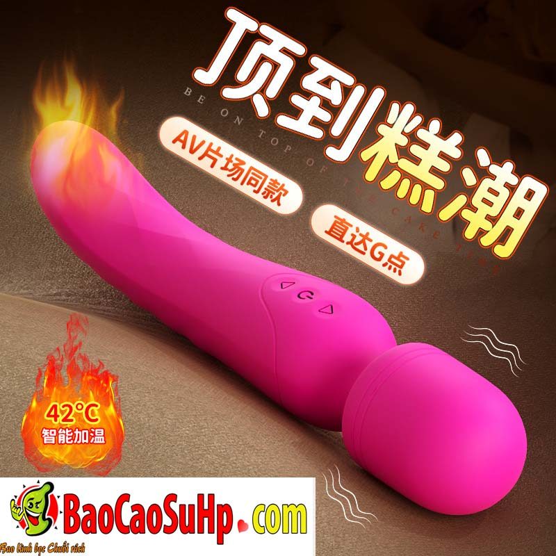 Chày rung 2 đầu phát nhiệt Shane s197 cao cấp, rung mạnh kích thích đa điểm