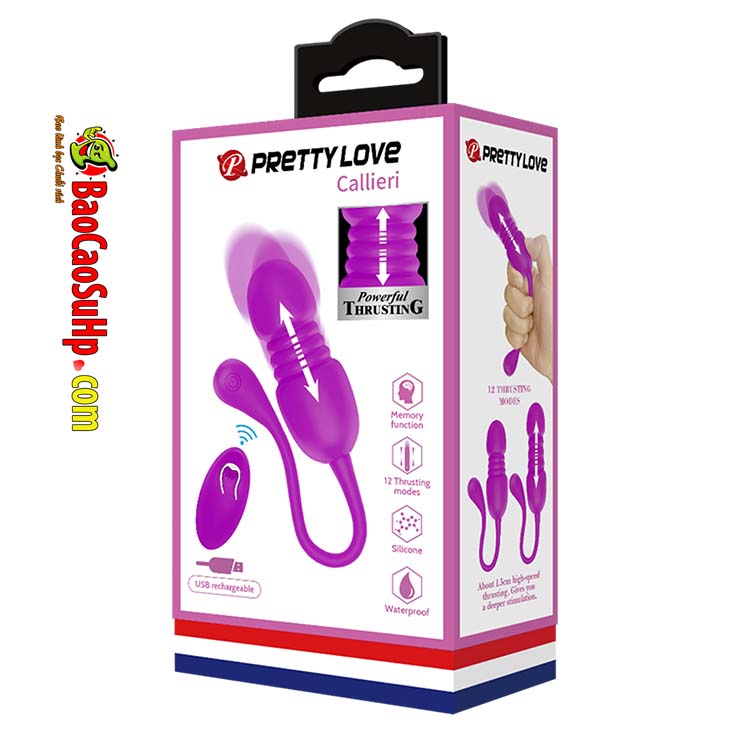 Trứng Rung PRETTY LOVE Callieri Siêu Mạnh Kích Thích Cực Đã