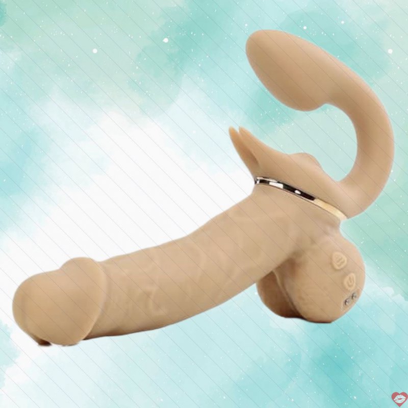 Dương vật giả hai đầu Yeain Double Enjoy Cannon 30 cấp độ rung mạnh 