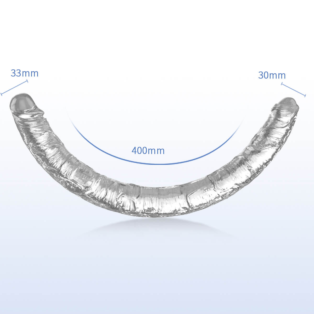Dương Vật Giả 2 Đầu Trong Suốt 40cm