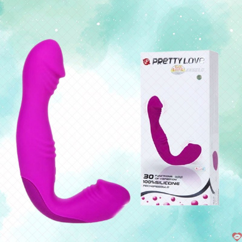Dương vật silicon 2 đầu cao cấp 30 chế độ rung Prettylove chất lượng 