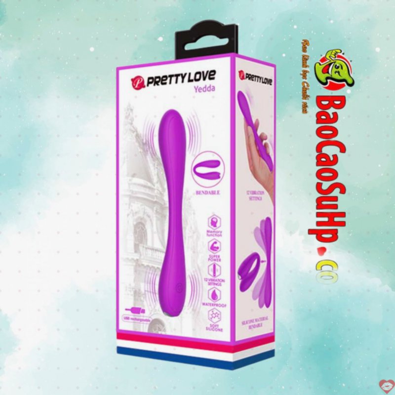 Máy rung Prettylove Yedda điểm G cực sướng 12 chế độ rung 