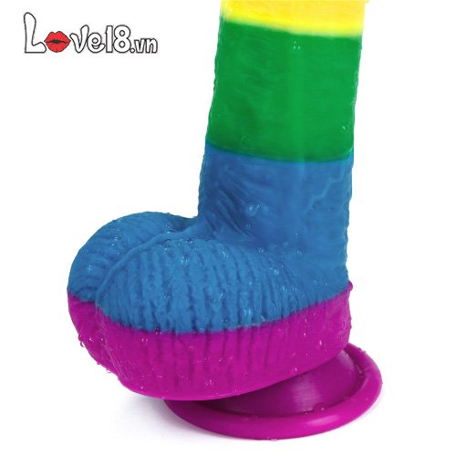 Dương vật giả silicone đa sắc Lovetoy Prider 3 size 7.5 – 8.0 – 9.0 Inch