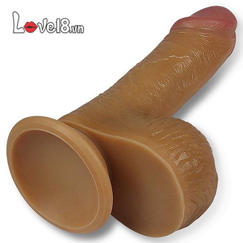 Dương vật giả silicone 2 lớp Lovetoy Nature Cock Luca