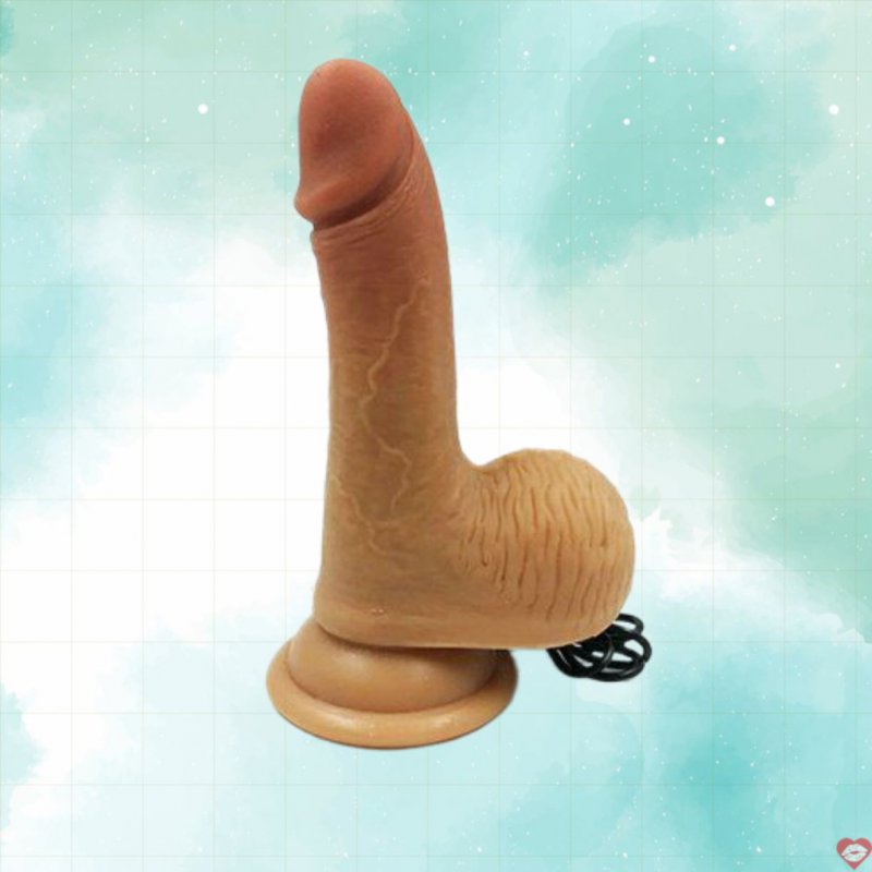 Dương vật giả silicon gắn tường rung 7 chế độ siêu mềm Nature Cock 