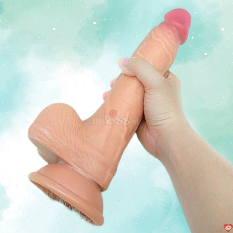 Dương vật siêu khủng Lovetoy silicon mềm mại tự nhiên nâng cao 