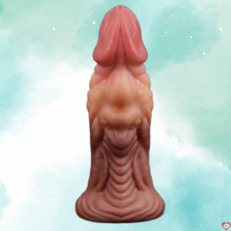 Dương vật giả silicone bạch kim 2 lớp siêu gân Lovetoy cao cấp cảm giác thật 