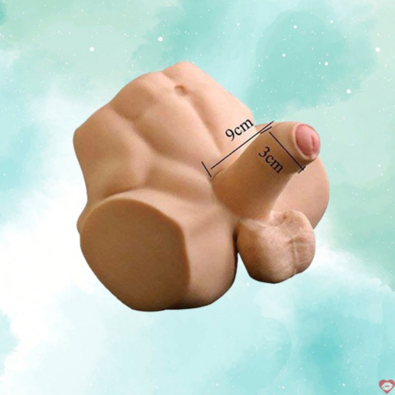 Dương vật giả silicon mềm mại kèm hậu môn cho gay 6 múi sảng khoái 
