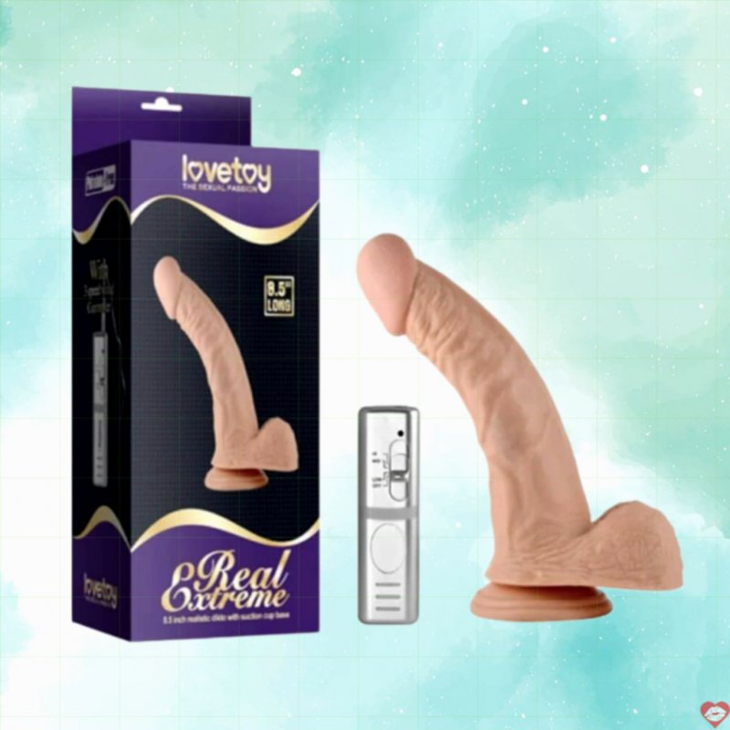 Dương vật giả Lovetoy Real Extreme 8.5  mềm mại dính tường 