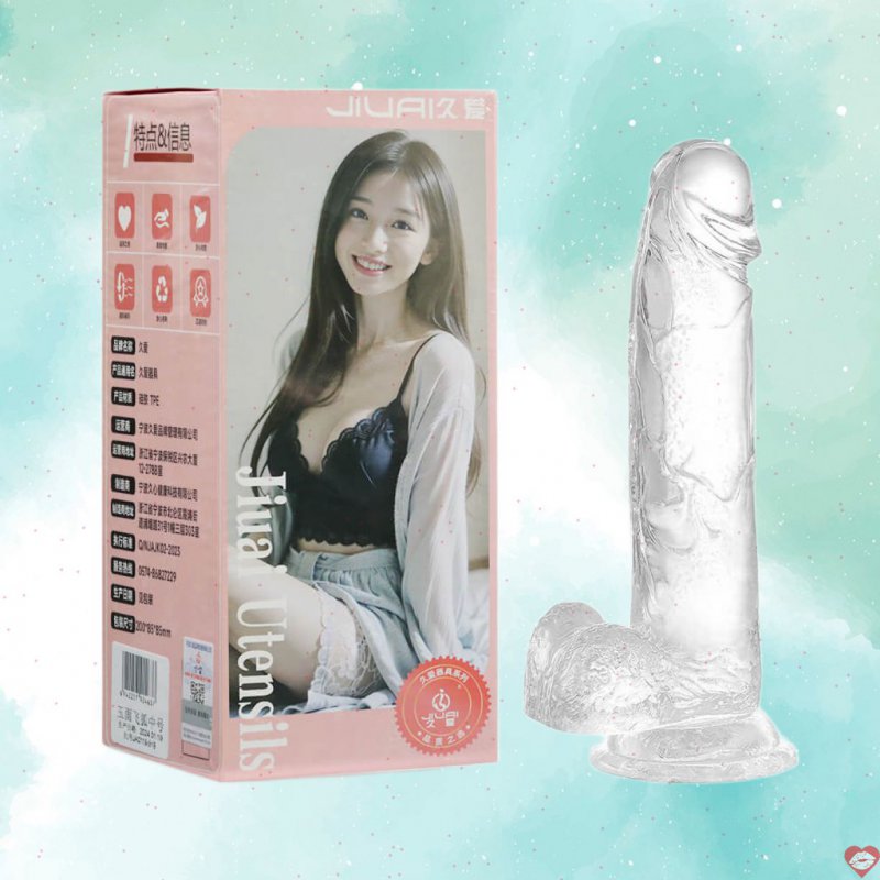 Dương vật giả dính tường Jiuai siêu mềm dẻo kích thích cực đỉnh 