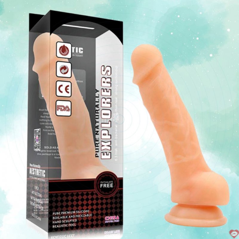 Dương vật silicon Chisa Explore chống bám bụi kháng khuẩn kích thích 