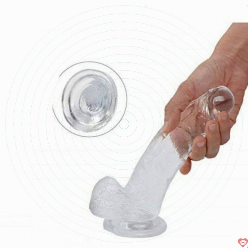 Dương vật giả gắn tường silicon mềm mại thoải mái 