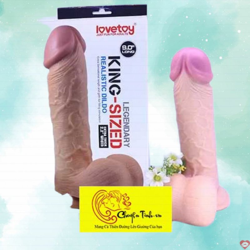 Dương vật giả Lovetoy King Big Size 25cm Siêu to Siêu khủng 