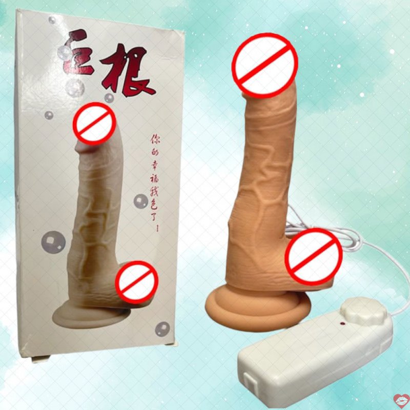 Dương vật giả Nhật Bản đế hít OEM rung ngoáy đa tần số 