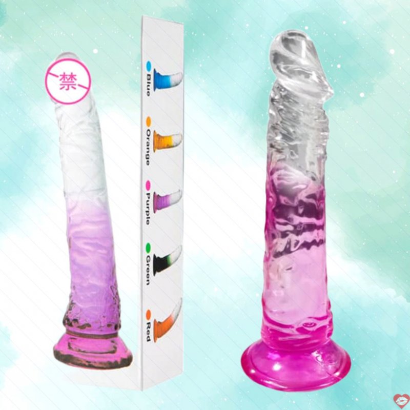 Dương Vật Giả Gắn Tường Silicon Mềm Dẻo Nhiều Màu Sắc 