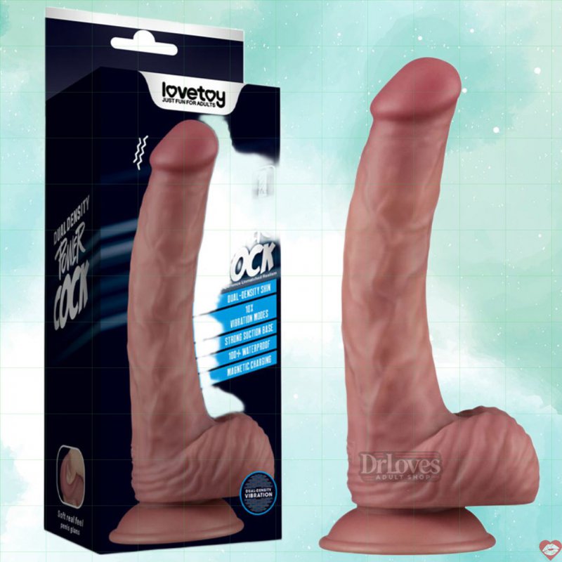 Dương Vật Giả Lovetoy Power Cock 9 inch Có Rung
