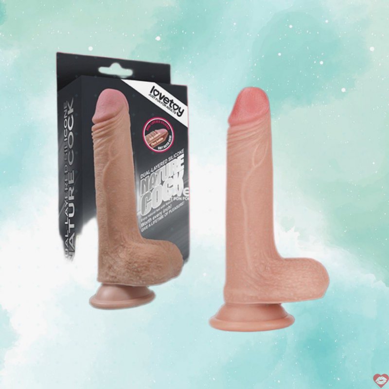 Dương vật giả gắn tường Lovetoy Nature Cock 7 inch