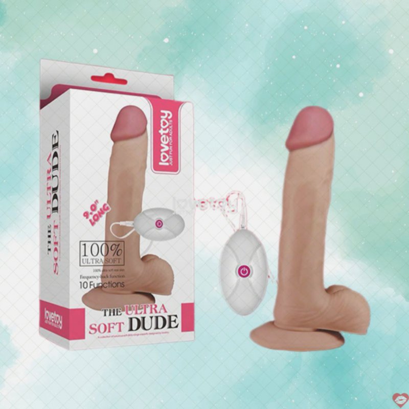 Dương vật giả Lovetoy The Ultra Soft Dude 9inch siêu mềm