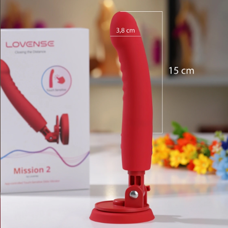 Dương vật giả Lovense Mission 2 điều khiển từ xa rung đa chế độ
