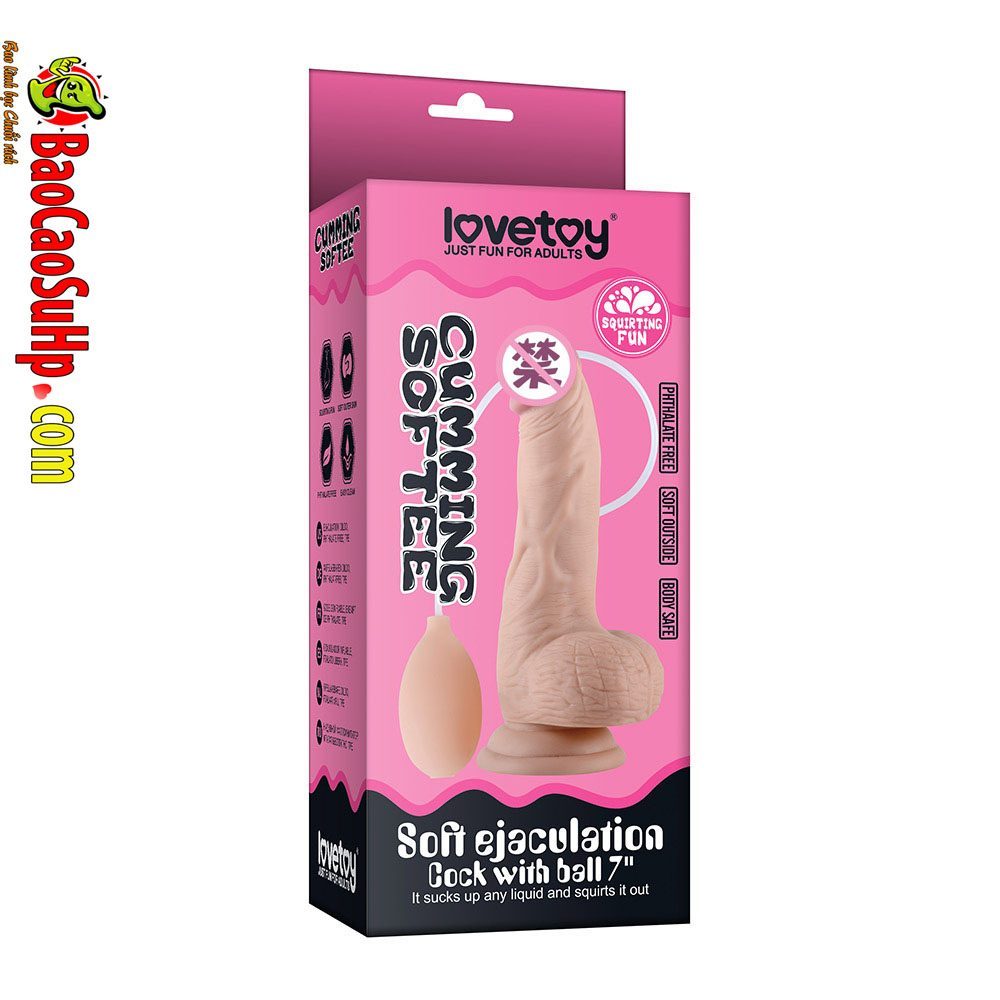 Dương vật giả đóng đất phun nước Lovetoy LV316002 siêu thật kích thích