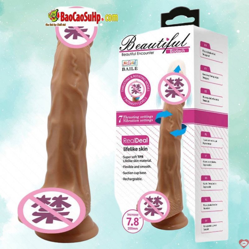 Dương vật giả đóng đất Baile rung xoay tròn thụt Bodach