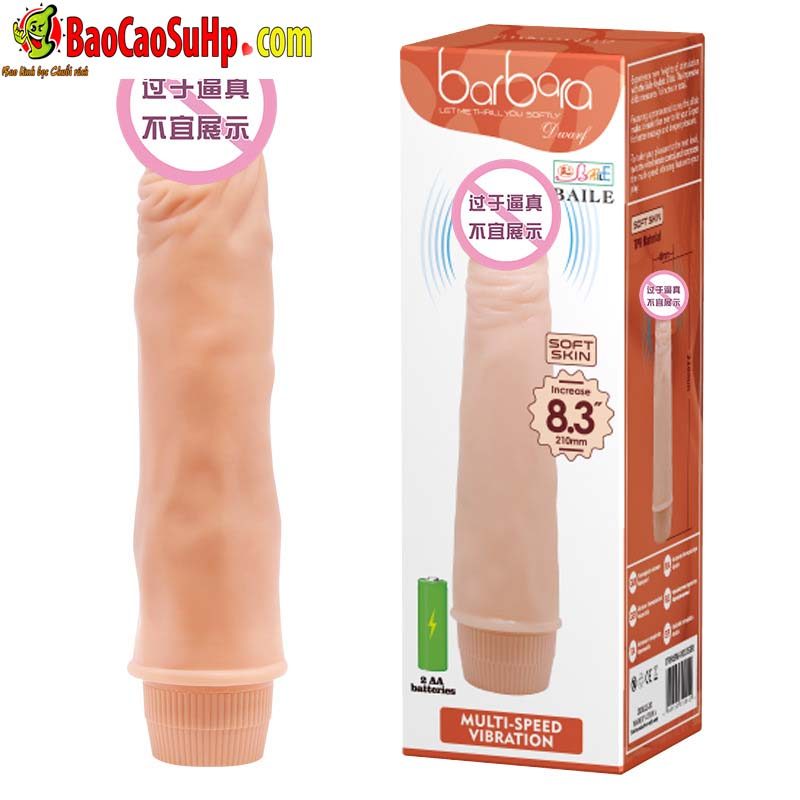 Dương vật Baile Barbara rung mềm mại giá rẻ cầm tay thỏa mãn sinh lý