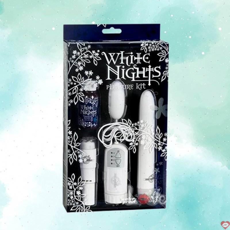 Máy Mát Xa Doc Johnson White Nights Bộ Đồ Chơi Tình Dục Đa Chức Năng 