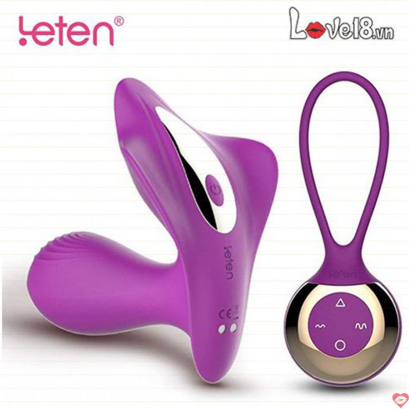 Trứng rung gắn quần lót điều khiển xa Leten massage âm đạo hậu môn 