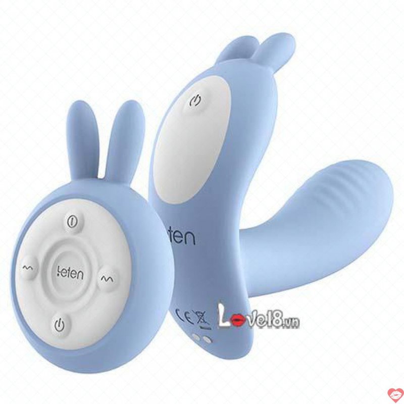 Dương vật mini tai thỏ massage điểm G silicon mềm mại cho nữ 