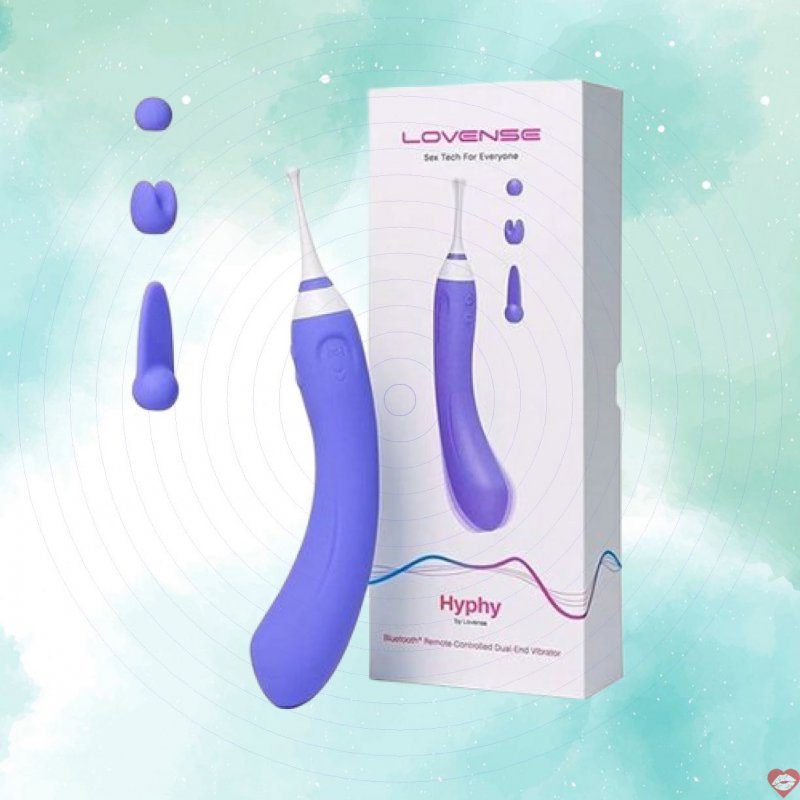 Máy massage 2 đầu Lovense Hyphy điều khiển app đa điểm rung mạnh 
