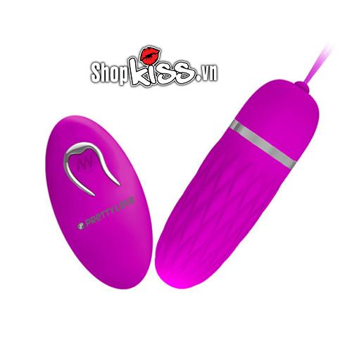 Trứng rung 12 chế độ PrettyLove Dawn điều khiển từ xa mini dễ dùng