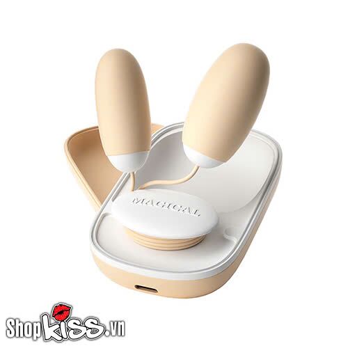 Trứng rung đôi Lilo Magic Box silicon massage điểm G