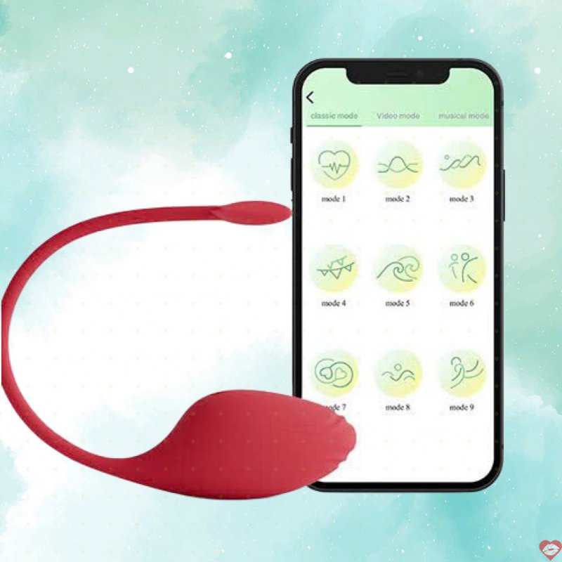 Trứng Rung Massage G Cupid Succubus Liên Tục Điều Khiển Qua App Siêu Mềm