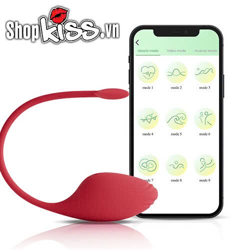Trứng Rung Massage G Cupid Succubus Liên Tục Điều Khiển Qua App Siêu Mềm