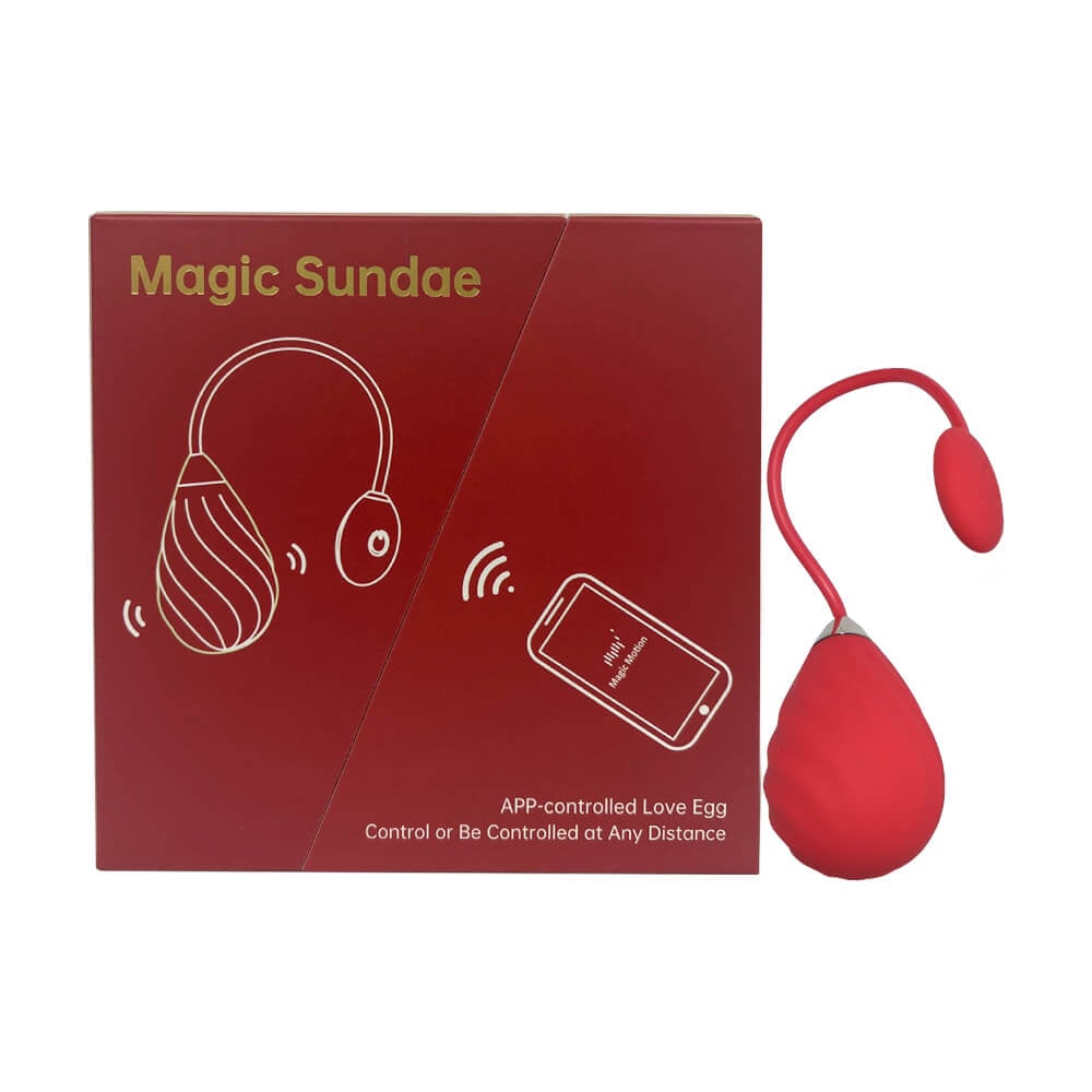 Trứng rung Magic Motion Sundae mini điều khiển app rung mạnh