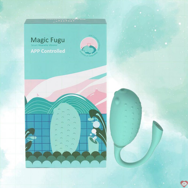 Trứng rung Magic Motion Fugu Xanh