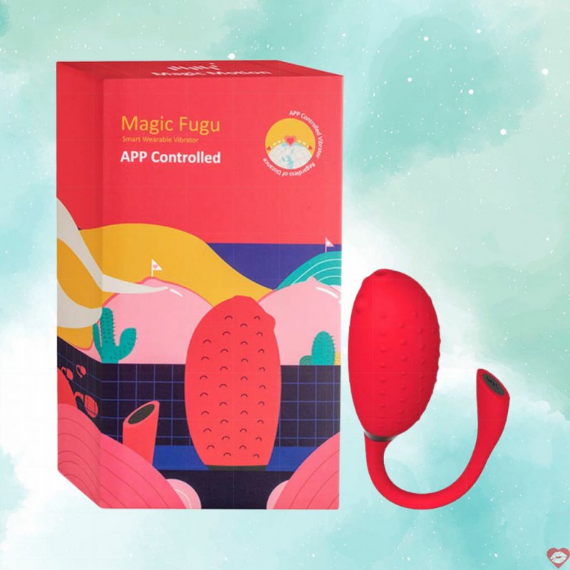 Trứng rung Magic Motion Fugu Đỏ