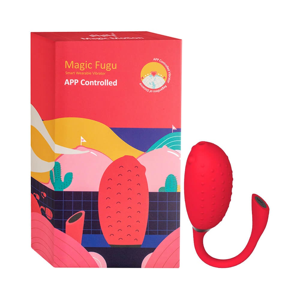 Trứng Rung Magic Motion Fugu Silicon Y Tế An Toàn Điều Khiển Xa