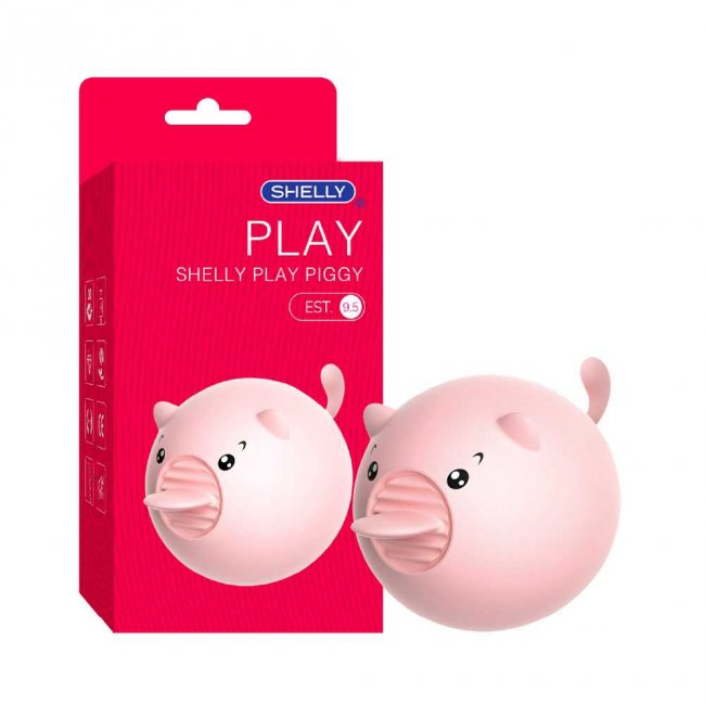 Lưỡi rung Shelly Play Piggy 10 chế độ kích thích liếm mềm mại