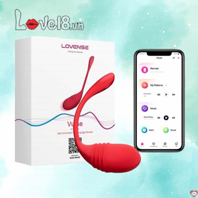 Trứng rung thụt điều khiển xa thông minh Lovense Vulse