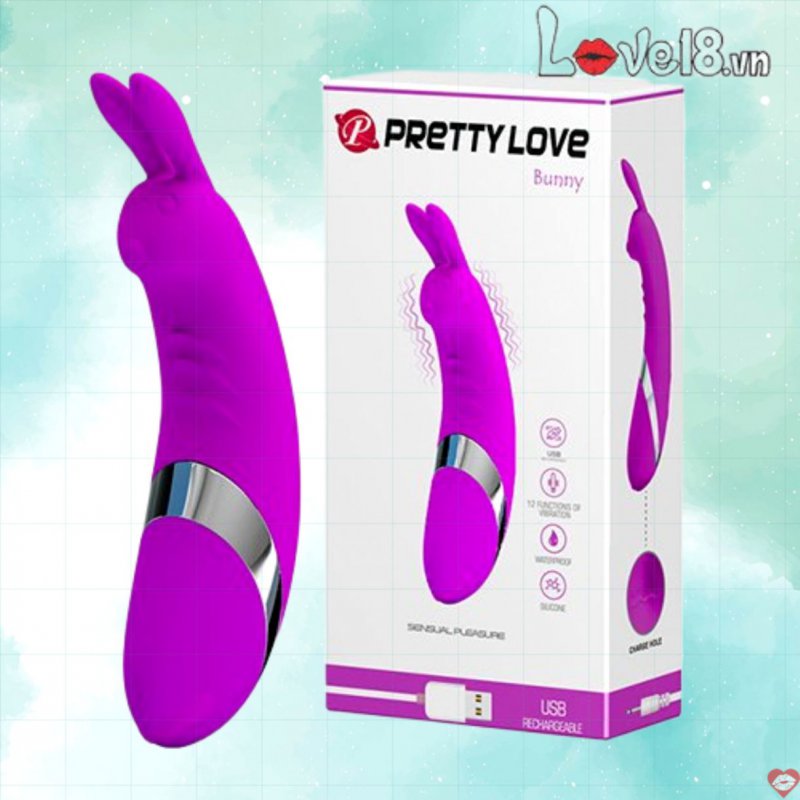 Trứng rung massage điểm G Pretty Love Bunny