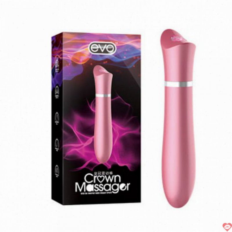 Trứng rung Crown EVA 8 chế độ nhỏ gọn cao cấp Nhật pin sạc tiện lợi 