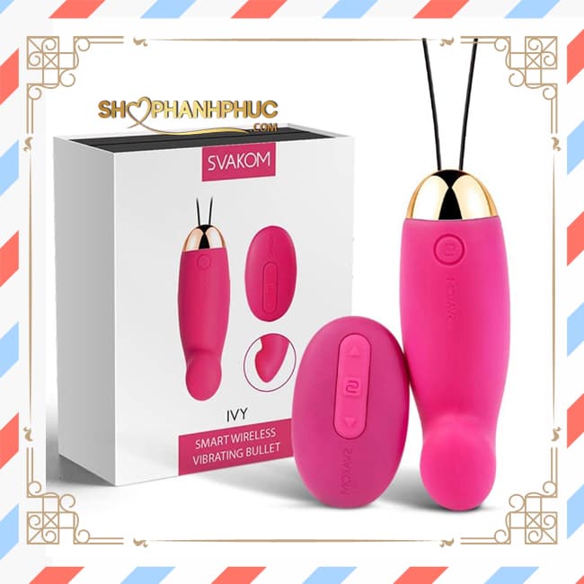 SVAKOM Ivy đồ chơi tình yêu massage nữ 26 chế độ rung sạc USB