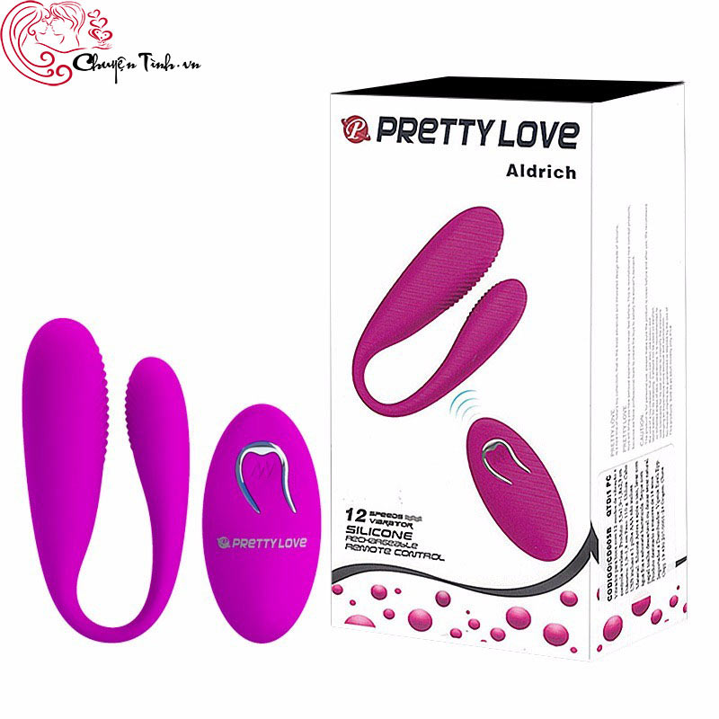Trứng rung điểm G Pretty Love Aldrich 12 chế độ rung chống thấm nước