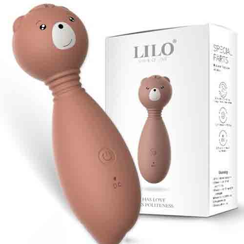 Chày rung massage gấu LiLo 12 chế độ thư giãn giảm căng thẳng