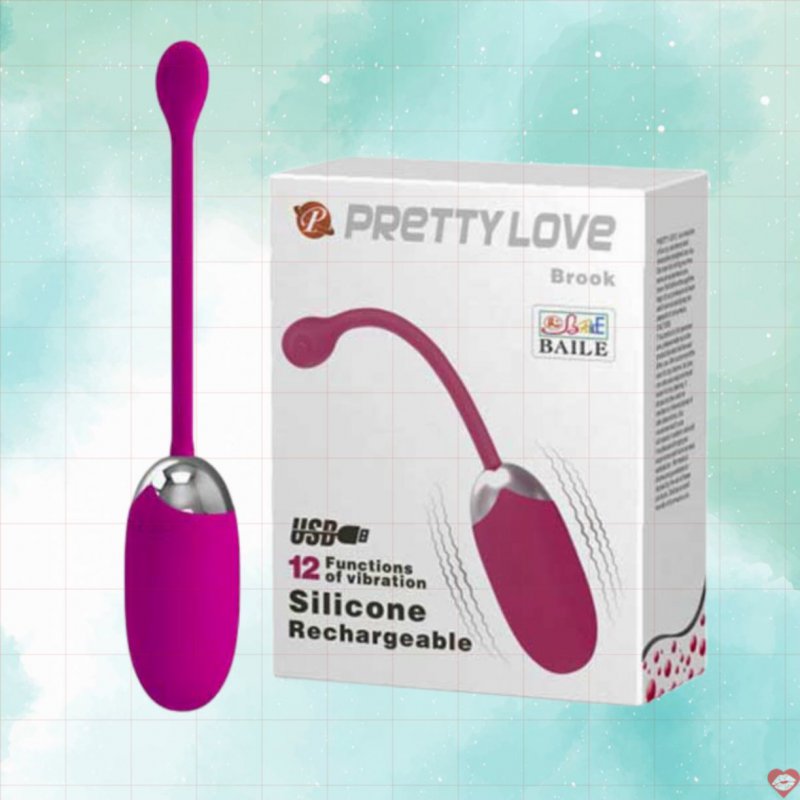 Trứng Rung Pretty Love Brook 12 Chế Độ Kích Thích Cao Cấp Sạc Pin 