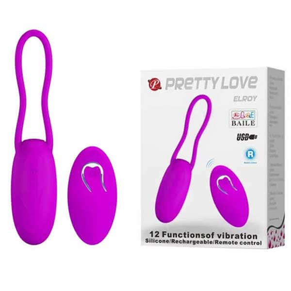 Trứng Rung Pretty Love Elroy 12 Chế Độ Rung Điều Khiển Từ Xa